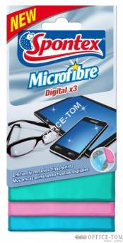 Microfibre Digital ściereczka do okularów i smarfonów 12100024 Spontex