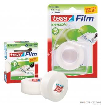 Taśma biurowa TESAfilm Invisible 33m X19mm + Dyspenser Easy Cut 57414-00005