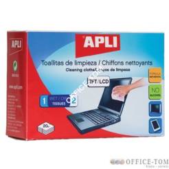 Chusteczki APLI do czyszczenia monitorow TFT/LCD 20szt. (AP11325)