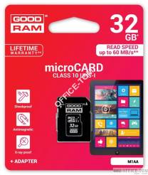 Pamięć MicroSD SDHC GOODRAM 32GB Class 10 UHS I + adapter