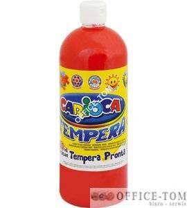 Farba Carioca tempera 1000 ml czerwona (ko03/08)