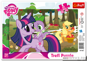 Puzzle My Little Pony W sadzie - Puzzle Ramkowe 15 elementów TREFL 31155