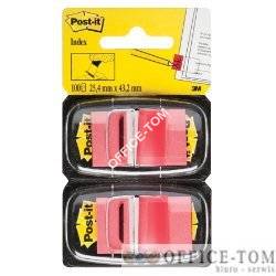 Zakładki indeksujące Post-it® 680-R2EU, czerwone, 2 x 50sztuk, 25mm x 43mm (podwójne opakowanie) 3M