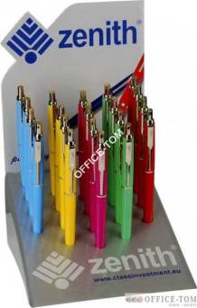 Długopis automatyczny ZENITH-5/20szt display mix kolor