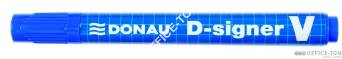 Marker permanentny Donau D-Signer. k.ścięta niebieski