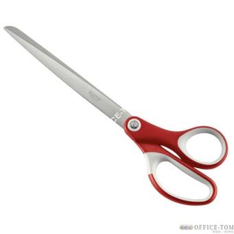 Nożyczki tytanowe Leitz, 260 mm, czerwone