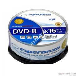DVD-R ESPERANZA 4,7GB X16 - CAKE BOX 25