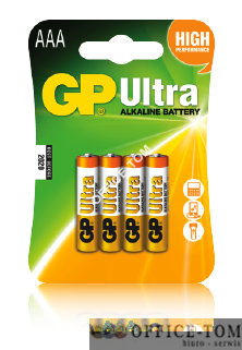 Bateria alkaliczna GP Ultra AAA / LR03; 1.5V GPPCA24AU016