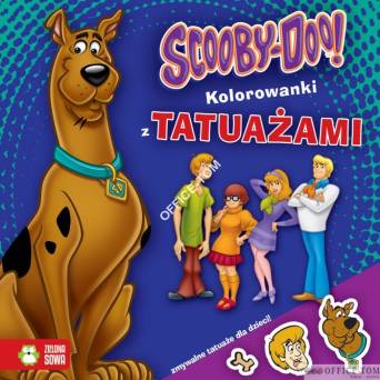 Książka Scooby-Doo. Kolorowanki z tatuażami 9788378959410 (C) Zielona Sowa