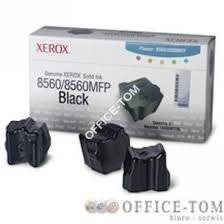 Kostki Xerox Solid Ink 3 black 3000str  Phaser 8560
