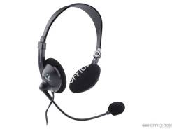 Słuchawki z mikrofonem  TRACER OMNI TRS-301M (301 MV)  Mini-jack Czarny