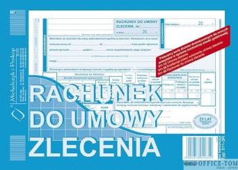Rachunek do umowy zlecenia A5 (o+1k) Michalczyk i Prokop