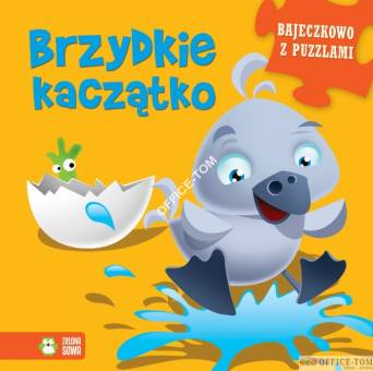 Książka Bajeczkowo z puzzlami - Brzydkie kaczątko  Zielona Sowa