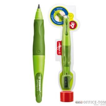 Ołówek automatyczny Stabilo Easy Ergo 3,15 mm zielony dla praworęcznych + temperówka