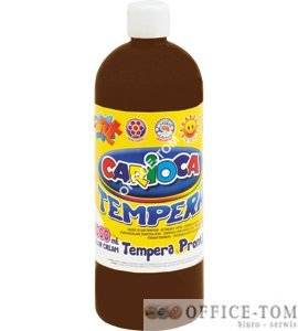Farba Carioca tempera 1000 ml brązowa (ko03/22)