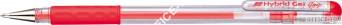 Długopis żelowy PENTEL K116 z gumowym uchwytem Hybrid Gel Grip Czerwony