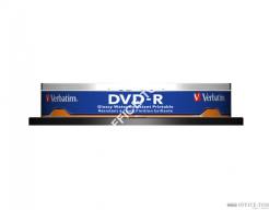 Płyta VERBATIM DVD-R  cake 10  4.7GB  16x  do nadruku wide glossy wodoodporne
