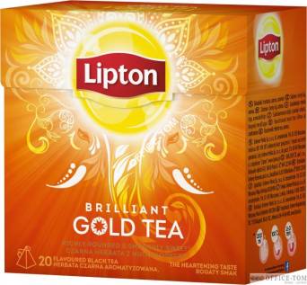 Herbata Lipton Piramidka Gold Tea (20 saszetek)