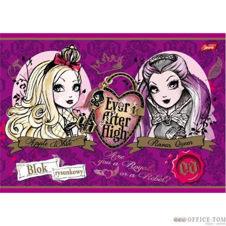 Blok rysunkowy A4, 20k. EVER AFTER HIGH