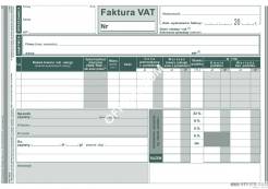 Faktura VAT MICHALCZYK I PROKOP A5 80 kartek