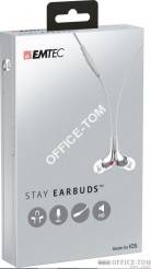 Słuchawi do uszne EMTEC STAY EARBUDS E100 Apple
