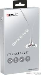 Słuchawki do uszne EMTEC STAY EARBUDS E100 Android