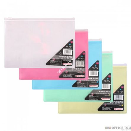 Koperta Na Zamek Z Polipropylenu A5 Pp-P54 Czerwona PENMATE