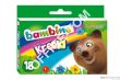 Kredki BAMBINO  18-kol.   w pud.kart. St.Majewski - 4