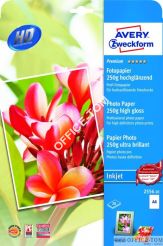 Papier FOTO ZF2556-20 250g.Prem ZF AVERY ZWECKFORM