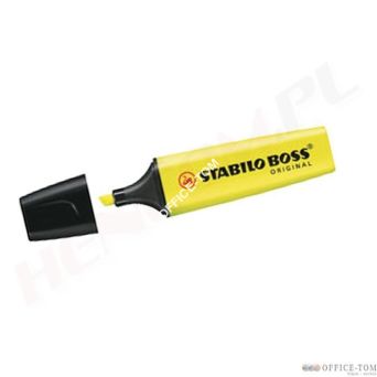 Zakreślacz STABILO BOSS, fluorescencyjny żółty