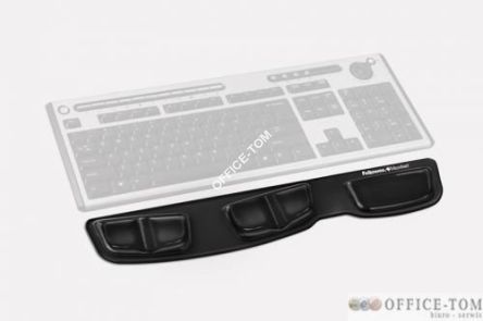 Podkładka przed klawiaturę FELLOWES Health-V CRYSTAL czarna