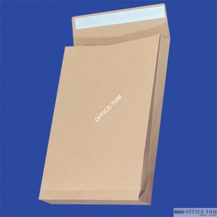 Koperty NC samoklejące z paskiem B4 HK brązowe 130g RBD z rozszerzanym dnem i bokami 25szt.