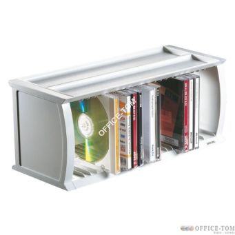 Stojak na 25 CD/DVD ESSELTE DATALINE (148 x 350 x 140), jasnoszary