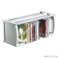 Stojak na 25 CD/DVD ESSELTE DATALINE (148 x 350 x 140), jasnoszary