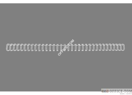 Grzbiety GBC drutowe 34 zwoje - 12,5mm - 100 szt. Białe