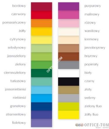 Karton A4-20ark. czarny Kreska