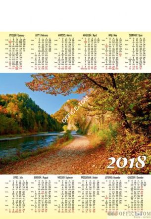 Kalendarz jedno opakowanie A1 P5 PIENINY Beskidy