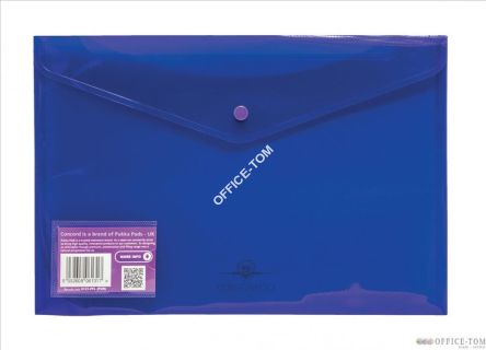 Teczka kopertowa PP 240x360mm Fioletowy CONCORD