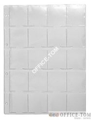 Karta foliowa WARTA 243x300 na holdery, 20 kieszonek