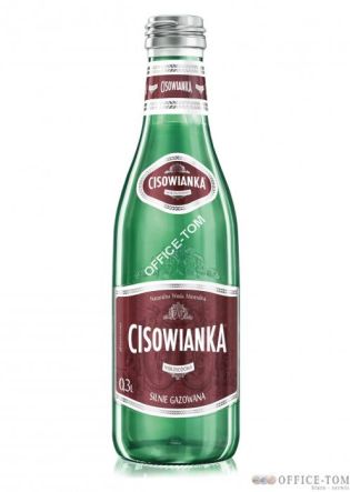 Woda CISOWIANKA 0,3l Silny Gaz szkło