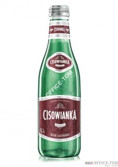Woda CISOWIANKA 0,3l Silny Gaz szkło