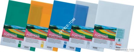 Koperta pozioma PENTEL  landscape s/błękitna na dokum A4