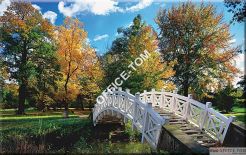 Kalend trójdzielny z główka, kremowe tło  T14 RZEKA Telegraph