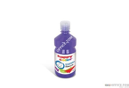 Farba tempera Premium 500ml, fioletowy Happy Color