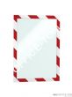 DURAFRAME SECURITY A4 – dwukolorowa, samoprzylepna ramka magnetyczna, czerwony/biały - 5