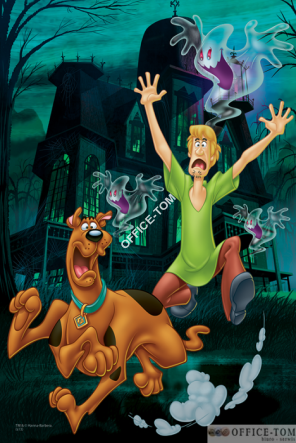 Puzzle Scooby Doo Strachy na lachy - Puzzle 2w1   70 elementów TREFL 34144