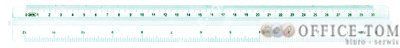 Linijka GRAND plastikowa z uchwytem - 30cm/12cali GR-878