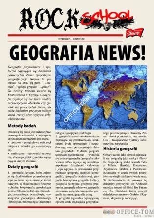 Brulion w twardej oprawie A5, 80k., krata, geografia  Unipap