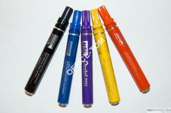 Marker gruby wodoodporny PENTEL okrągła końcówka Czerwony