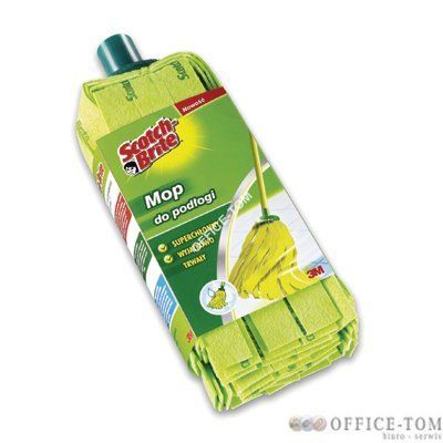 MOP superchłonny, paskowy w kolorze zielonym SCOTCH BRITE